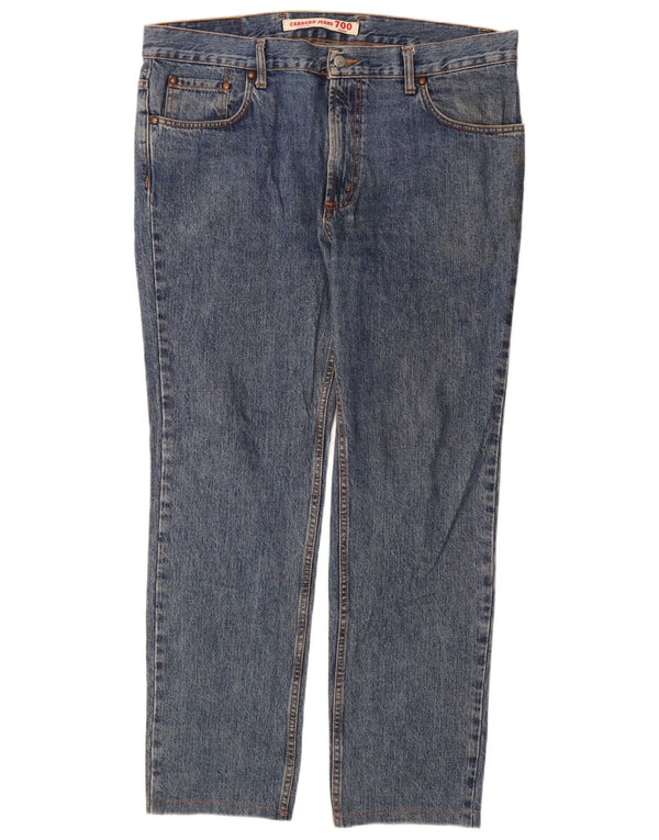 Carrera Uomo 700 Regular Slim Jeans IT 54 2XL W38 L31 Blu Cotone