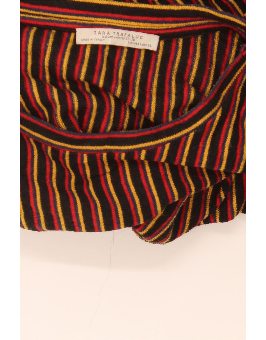 Abito a trapezio da donna Zara UK 10 piccolo a righe multicolore
