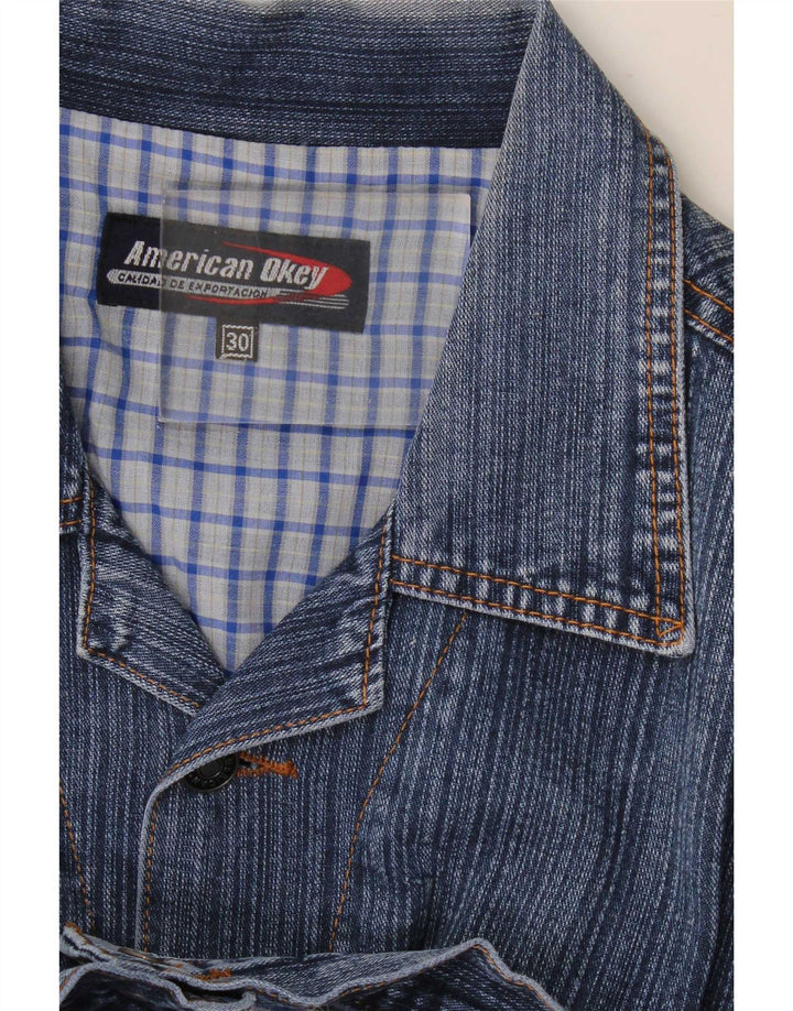 Giacca di jeans vintage da uomo UK 38 blu medio