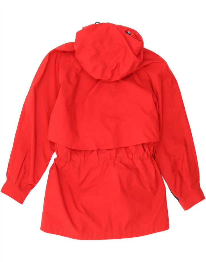 EDDIE BAUER Womens Oversized Hooded Utility Jacket UK 10 Small Red Vintage Eddie Bauer and Second-Hand Eddie Bauer from Messina Hembry 