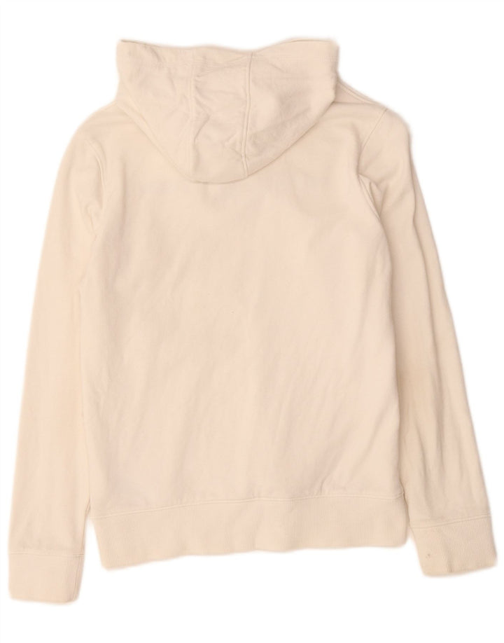 TOMMY HILFIGER Maglione con cappuccio grafico per ragazze 11-12 anni in cotone bianco