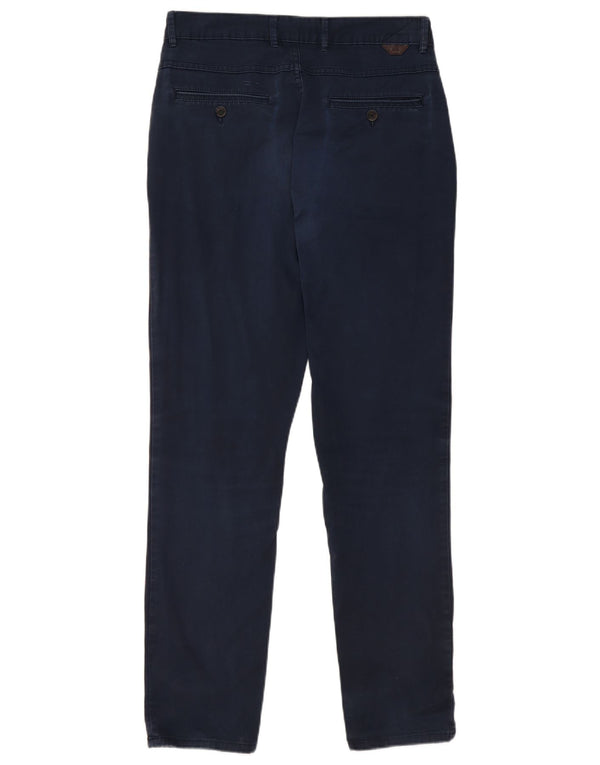 Pantaloni chino slim fit da uomo Zara EU 38 Small W30 L30 Blu navy