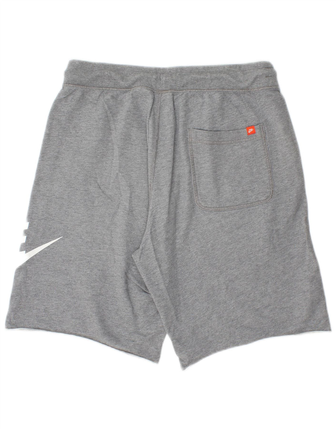 Pantaloncini sportivi Nike da uomo con grafica in cotone grigio medio