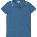 PENGUIN Boys Polo Shirt 12-13 Years Blue Cotton