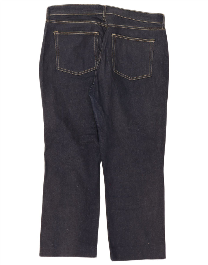 Jeans dritti da donna Zara EU 46 2XL W36 L27 Blu navy