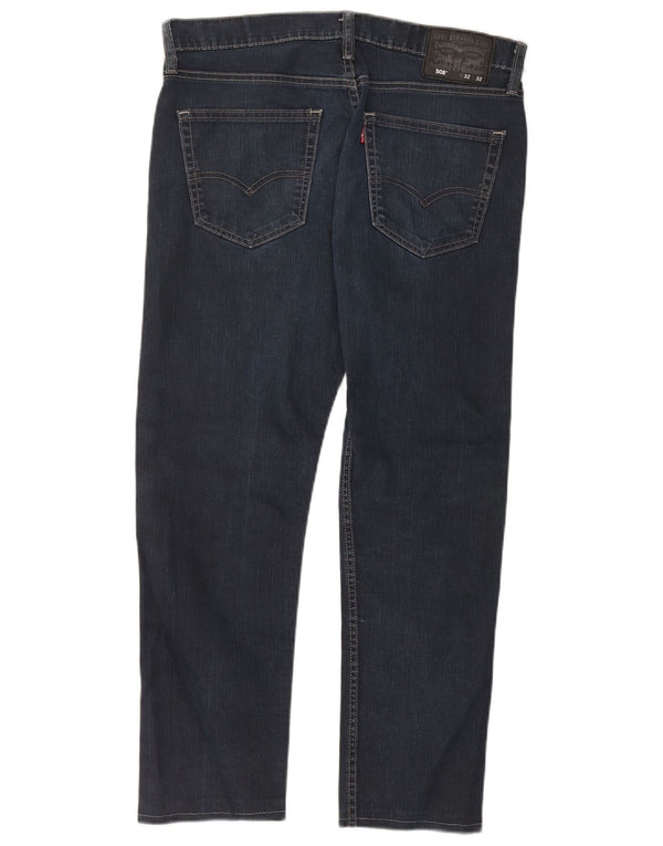 Levi's Uomo 508 Jeans affusolati W32 L26 Cotone blu navy