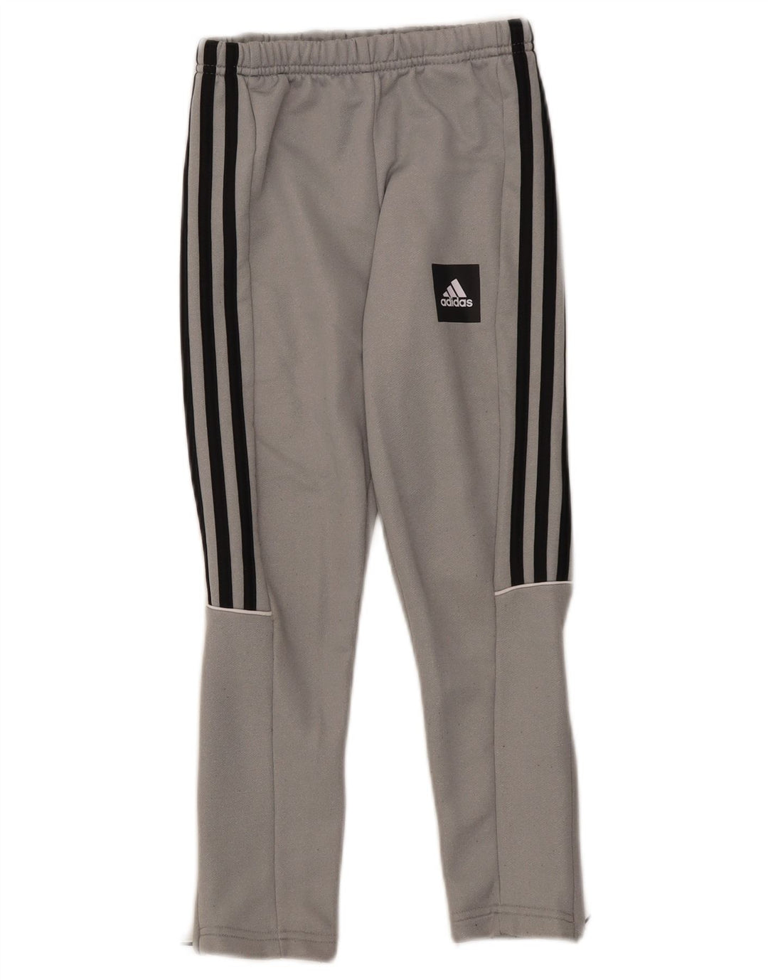 Pantaloni della tuta Adidas Aeroready da ragazzo 7-8 anni in poliestere grigio