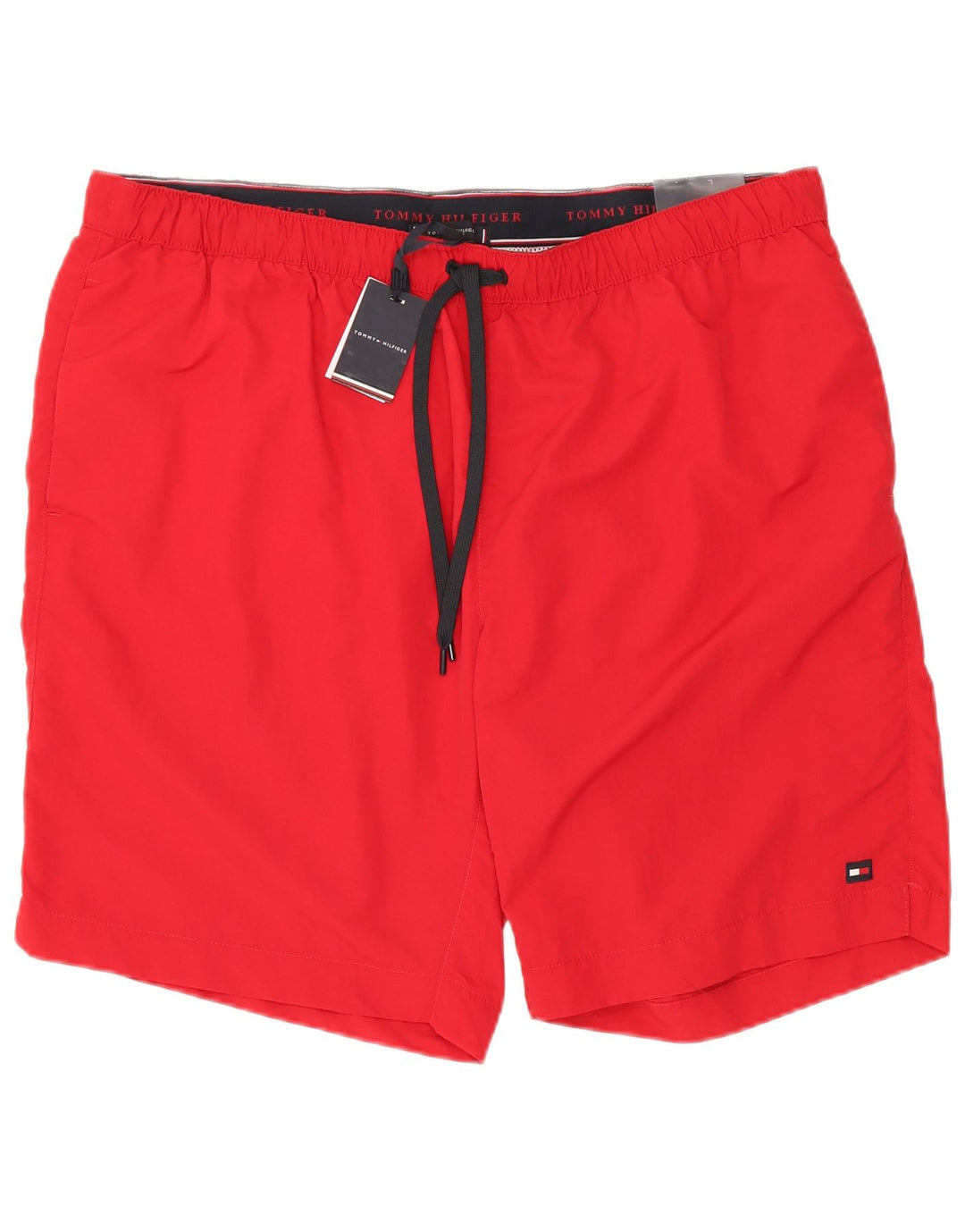 Pantaloncini da bagno alti da uomo Tommy Hilfiger 4XL poliestere rosso