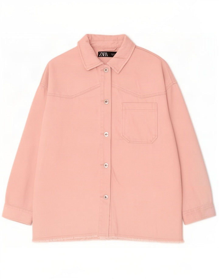 Giacca utility oversize da donna Zara UK 10 piccola rosa
