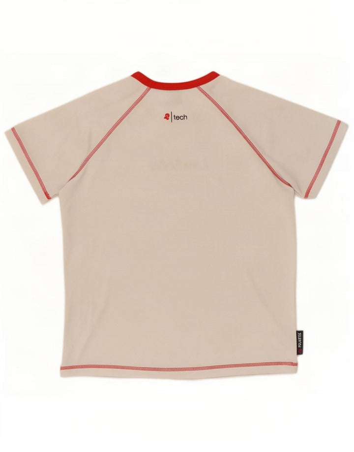 T-shirt grafica Invicta per ragazzi, 11-12 anni, grande, poliestere bianco