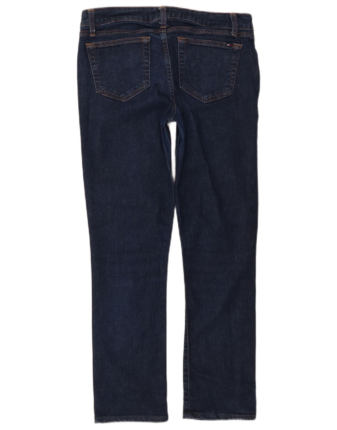 Jeans slim da donna Tommy Hilfiger US 4 Small W28 L26 Cotone blu navy