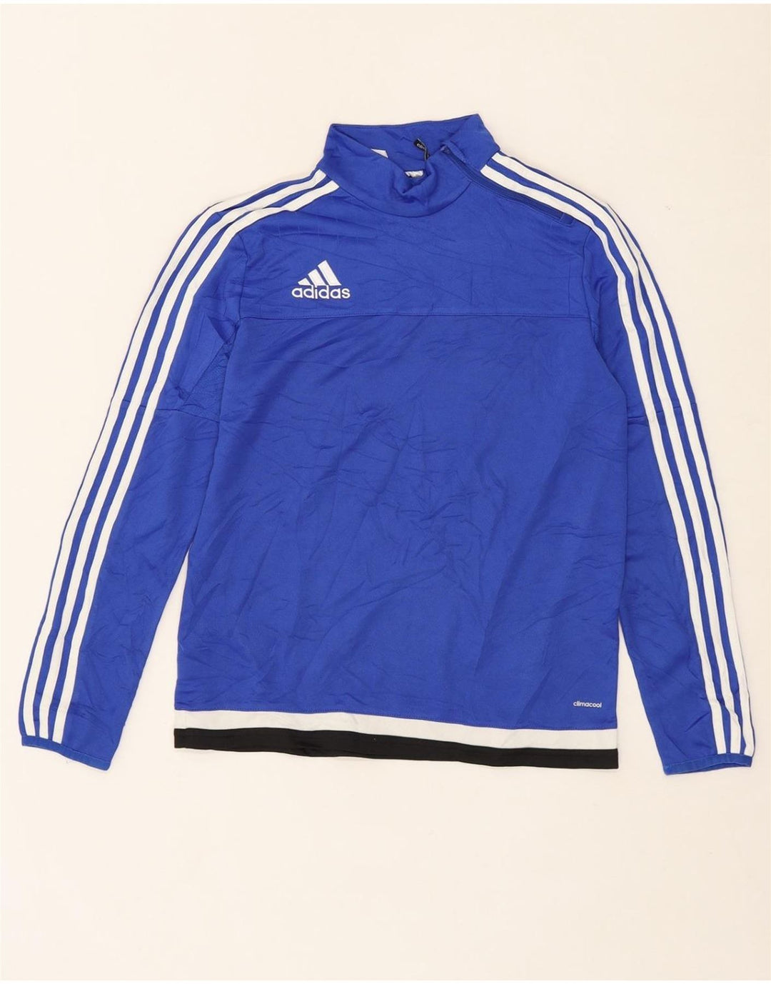 ADIDAS Boys Climacool Pullover Tracksuit Top 13-14 Years  Blue Sports Vintage Adidas and Second-Hand Adidas from Messina Hembry 
