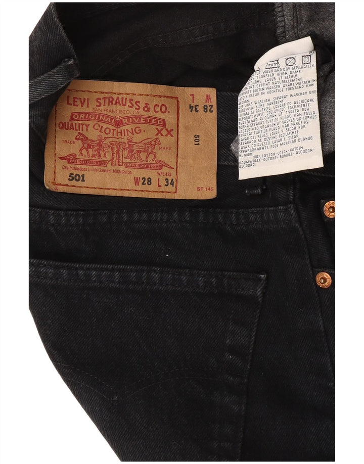 Levi's Uomo 501 Jeans dritti W28 L30 Cotone blu navy