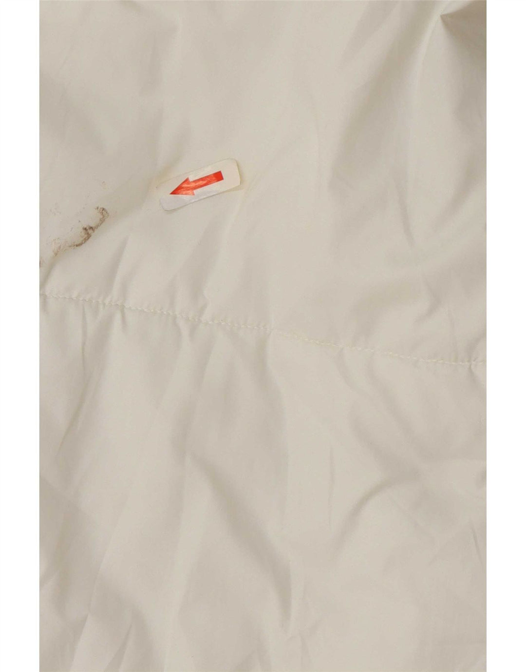 Cappotto imbottito con cappuccio Nike da donna UK 6 XS poliestere bianco