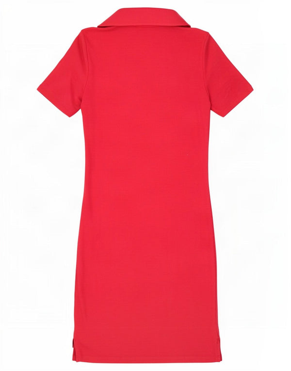 Abito polo da donna Zara UK 8 piccolo in cotone rosa