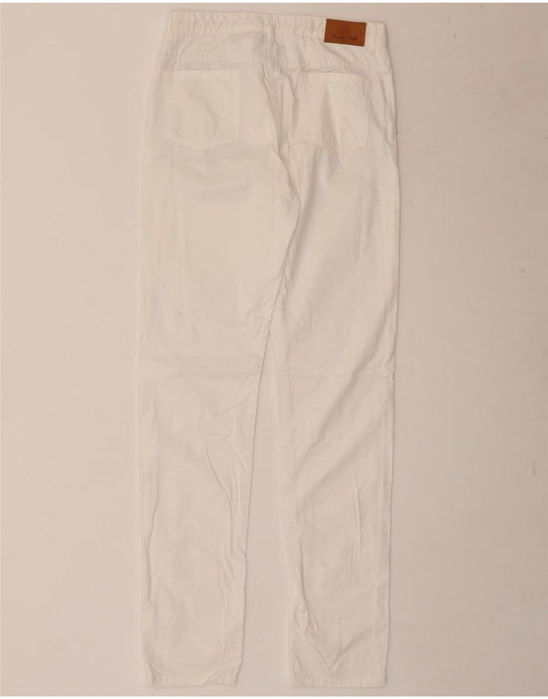 Pantaloni chino vestibilità regolare per ragazze Massimo Dutti 13-14 anni W28 L32 Bianco