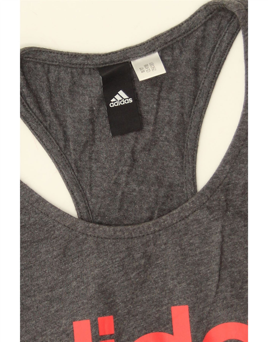 Canotta grafica da donna Adidas UK 8 piccola grigia chiazzata