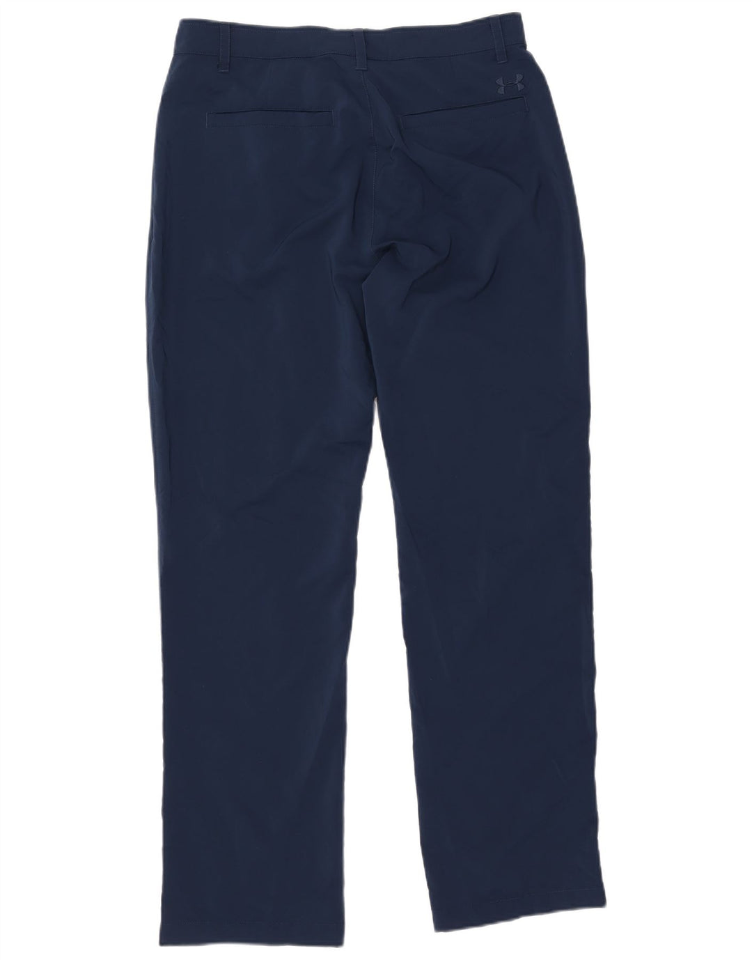 Pantaloni casual dritti da uomo UNDER ARMOUR W34 L32 poliestere blu navy