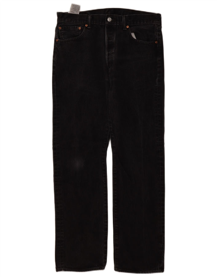 Levi's Uomo 501 Jeans dritti W34 L32 Neri