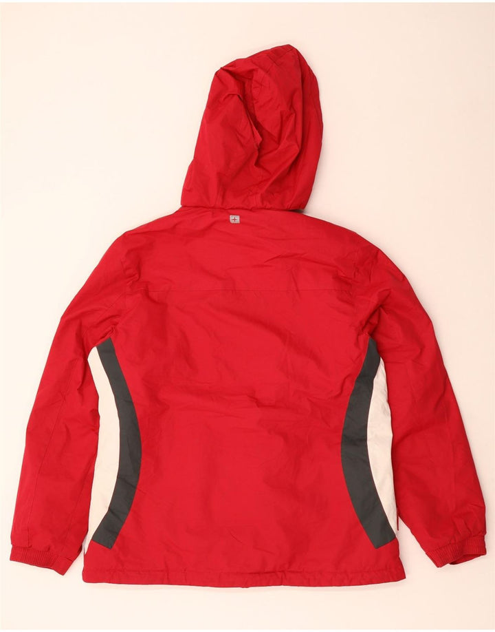 Giacca a vento con cappuccio da donna Mountain Warehouse UK 18 XL Rossa