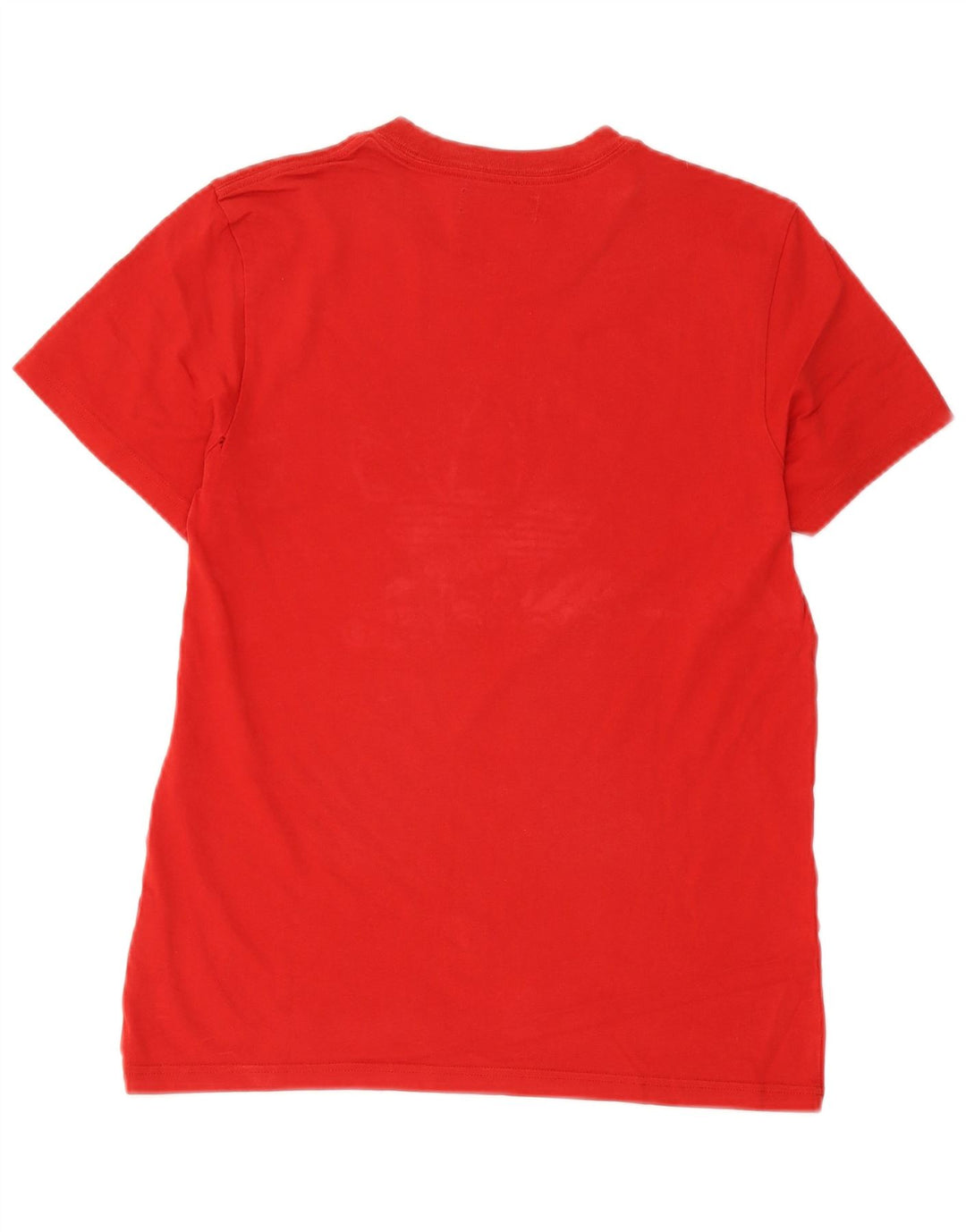 T-shirt grafica da uomo Adidas Top piccola in cotone rosso