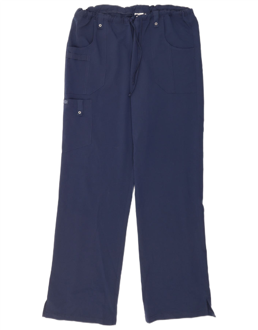 Dickies Pantaloni cargo dritti da donna grandi W34 L33 poliestere blu navy