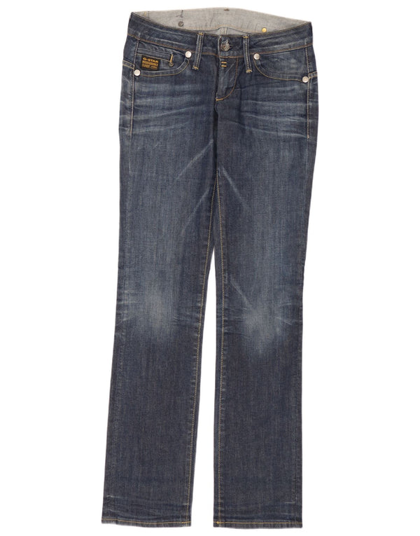 Jeans dritti a vita bassa con grafica G-STAR da donna W28 L32 Blu