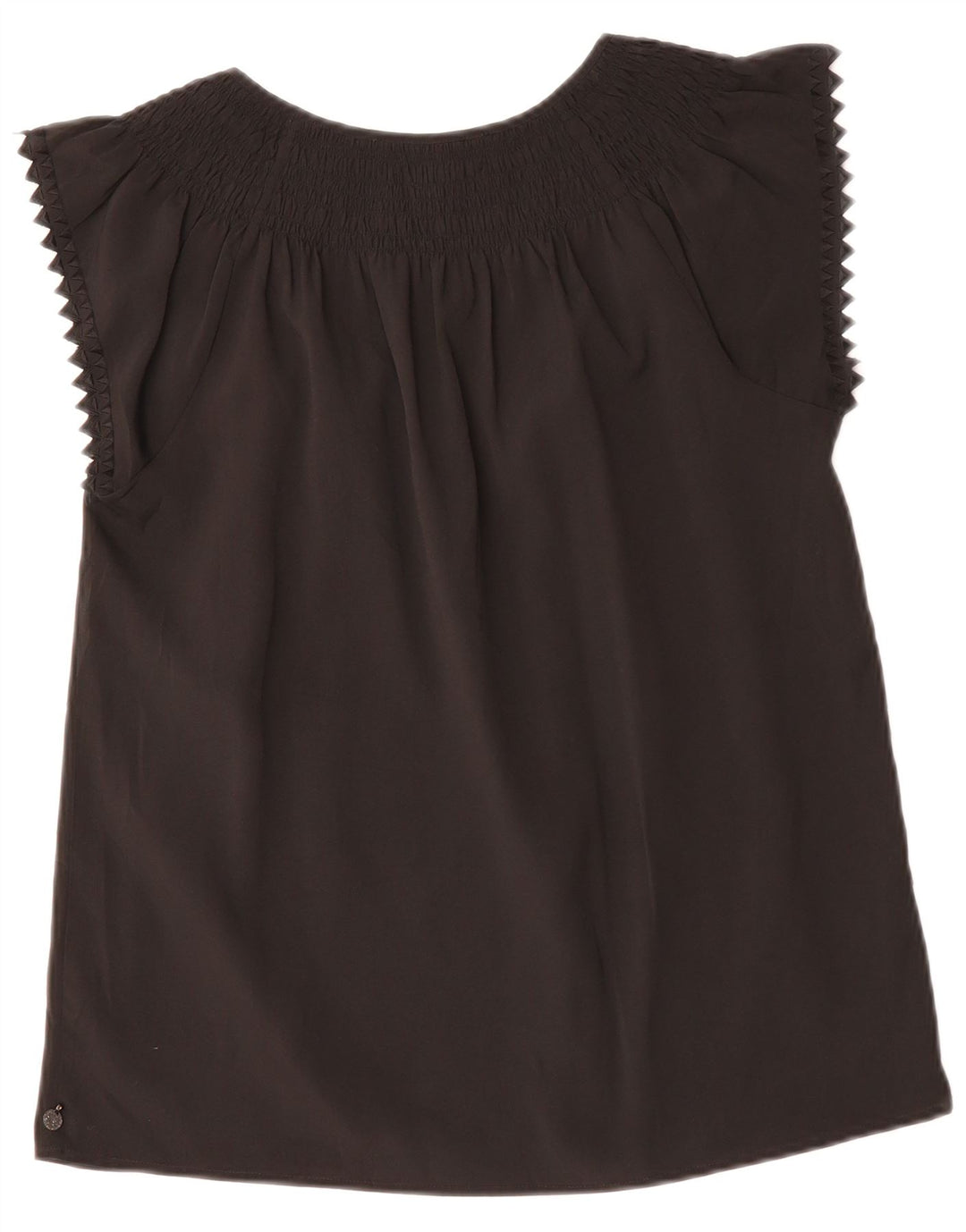 MAISON SCOTCH Camicetta da donna Top UK 14 Poliestere nero medio