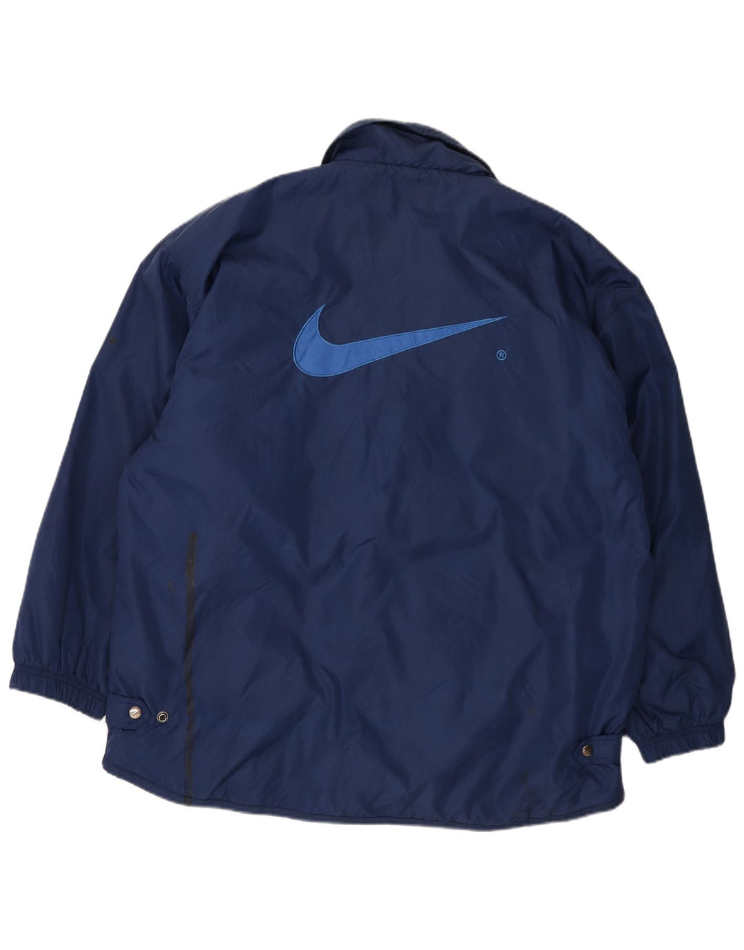 Giacca a vento grafica da uomo Nike UK 42 XL nylon blu navy