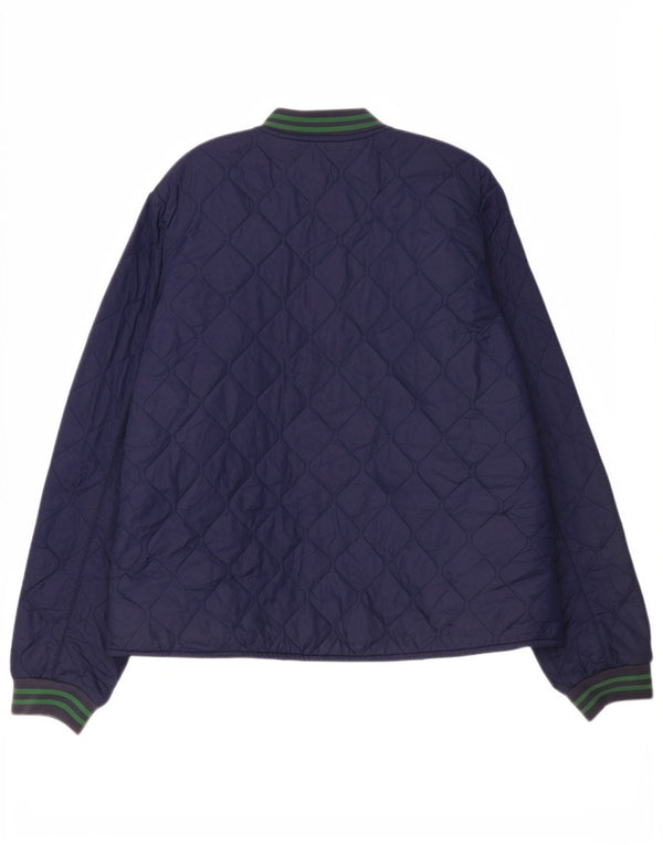 Giacca trapuntata da ragazzo Polo Ralph Lauren 15-16 anni XL poliestere blu navy