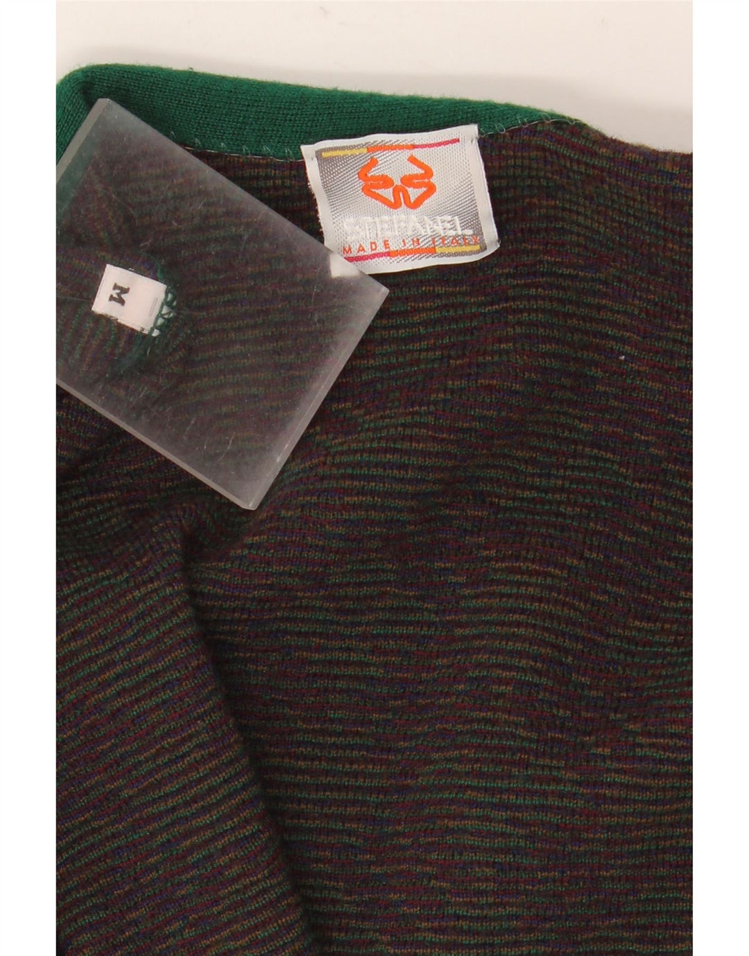 Maglione cardigan da uomo Stefanel medio blu navy Fair Isle