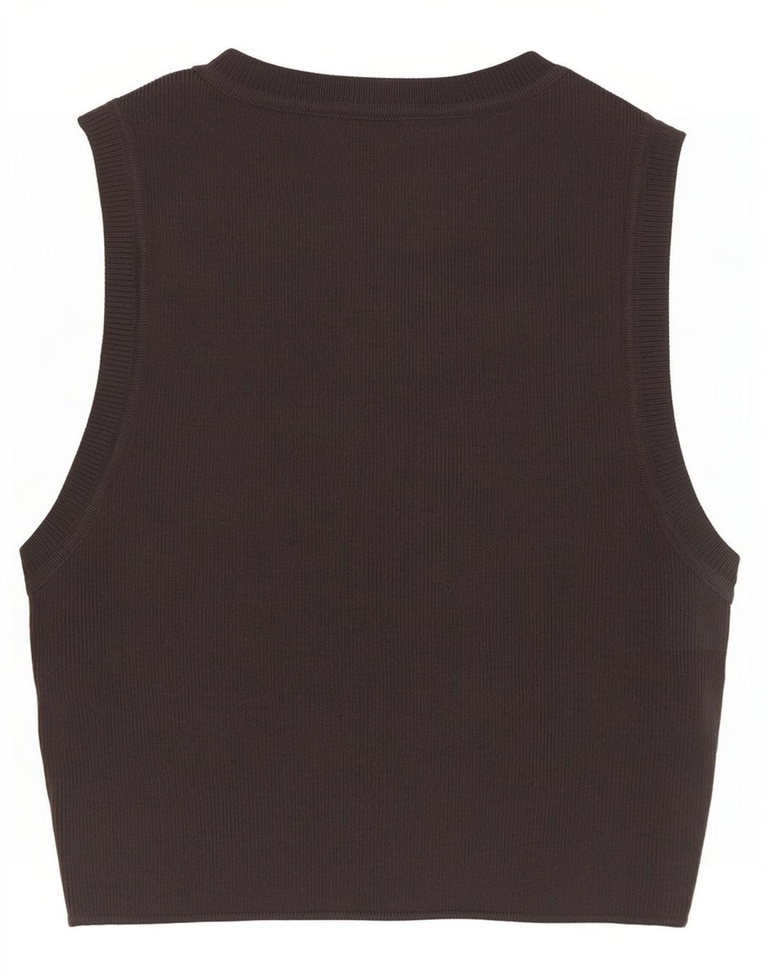Canotta corta da donna Zara UK 12 Viscosa grigio medio