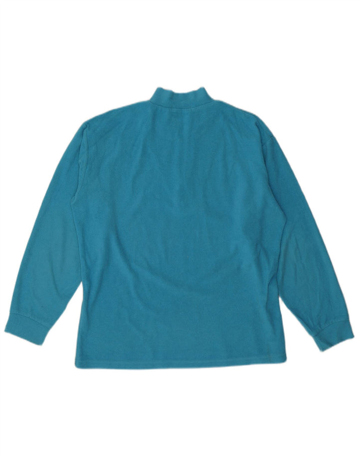 Maglione in pile Fila da uomo con zip e collo IT 50 blu medio
