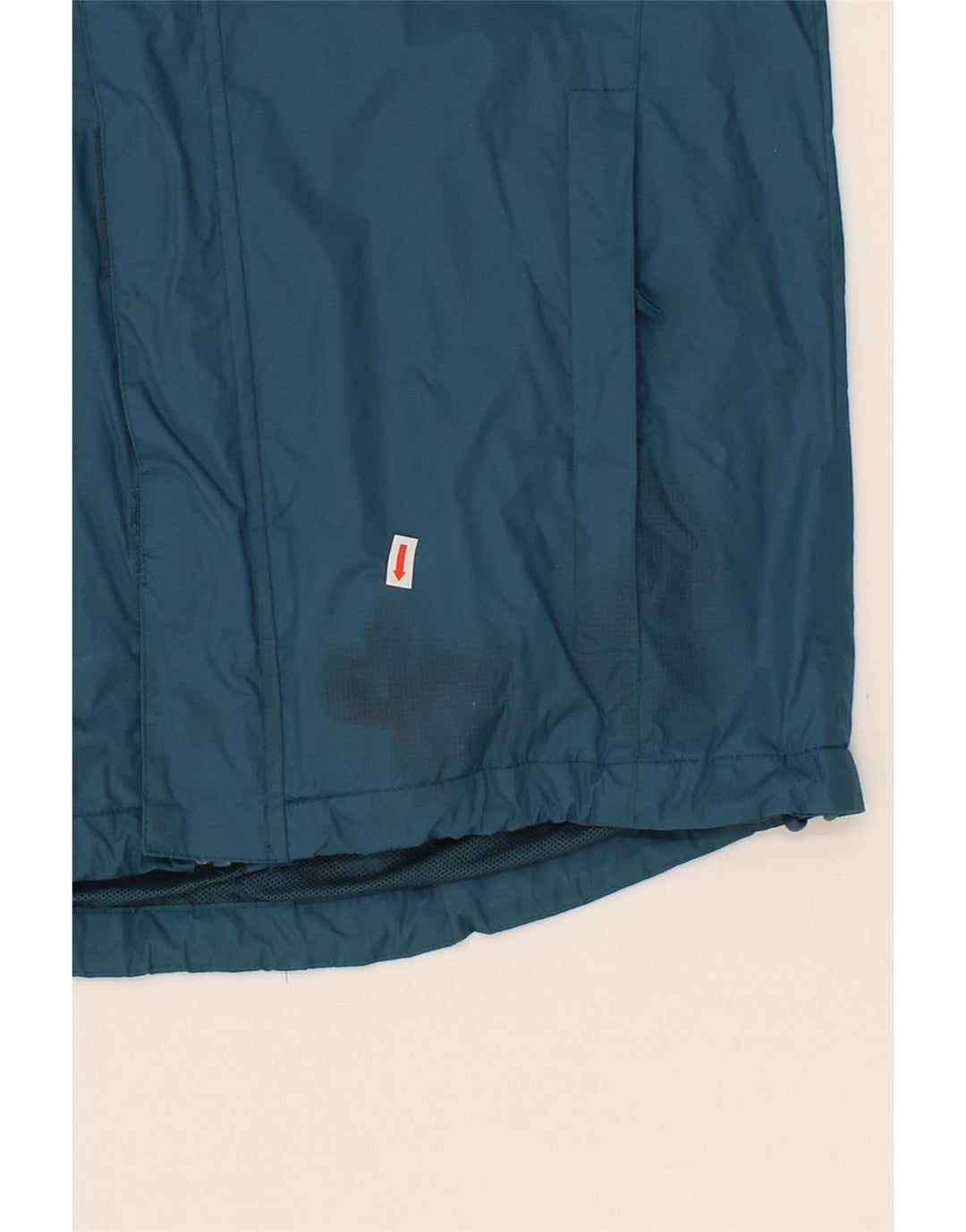 MOUNTAIN WAREHOUSE Mens Hooded Rain Jacket UK 34 XS Blue Nylon Vintage Mountain Warehouse and Second-Hand Mountain Warehouse from Messina Hembry 