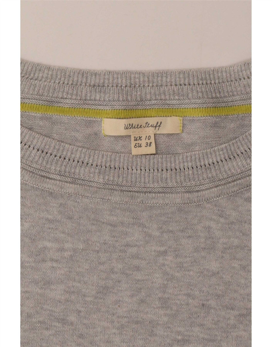 Top camicetta da donna White Stuff UK 10 piccolo grigio