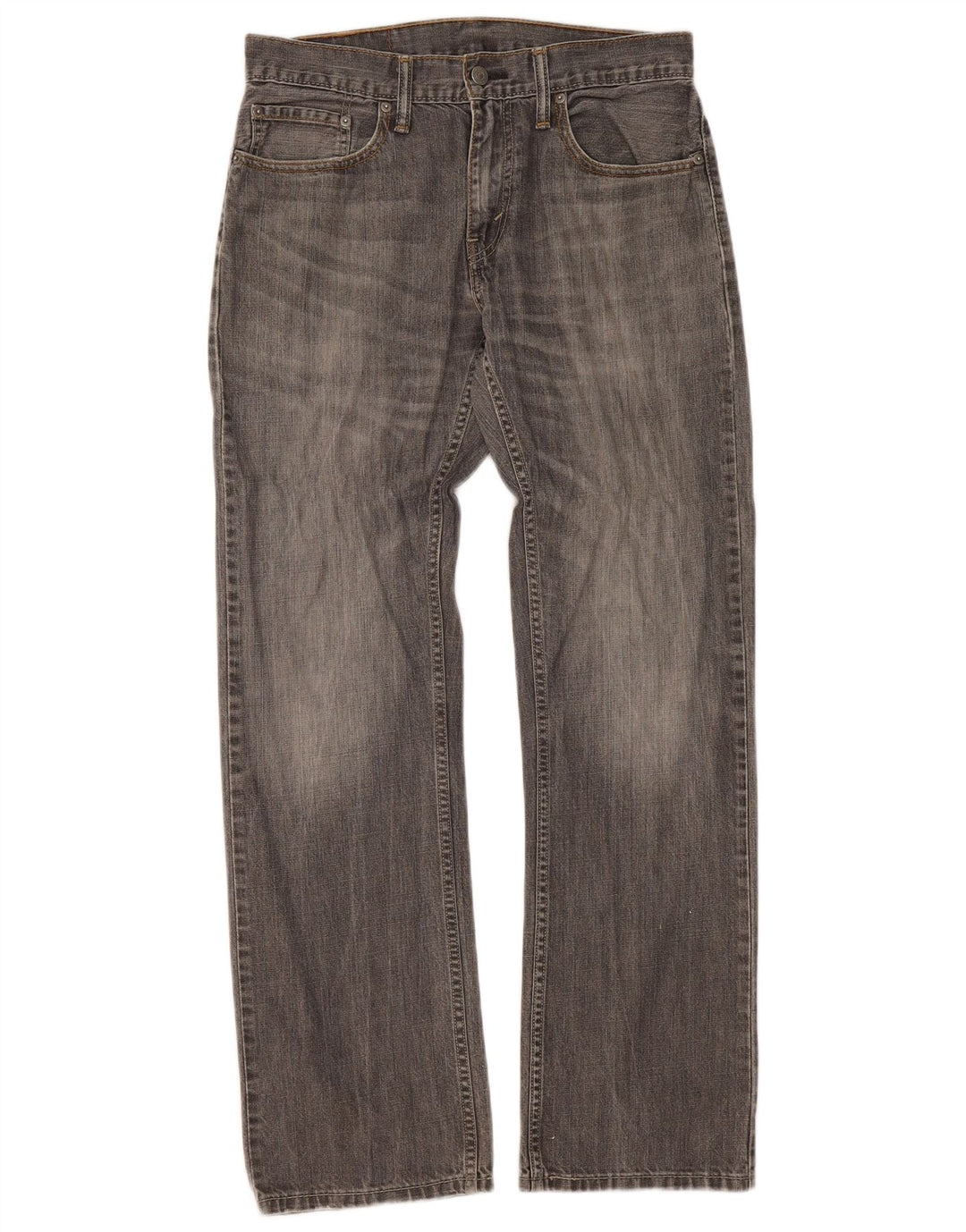 Levi's Donna 514 Jeans dritti W32 L32 Cotone grigio