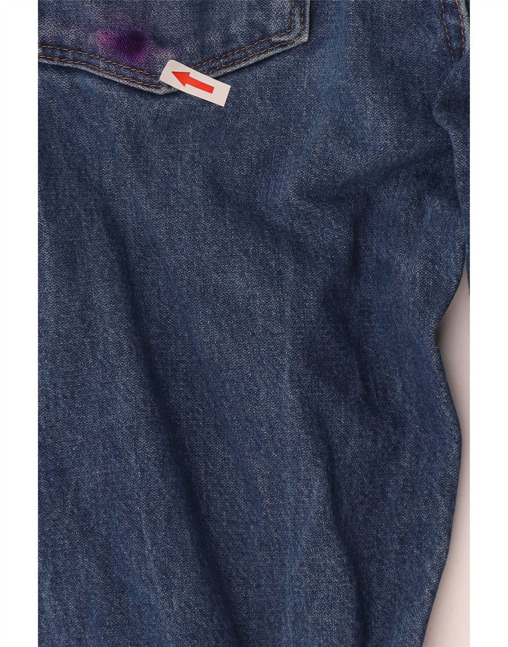 Jeans dritti da donna Wrangler US 5 piccoli W26 L30 cotone blu