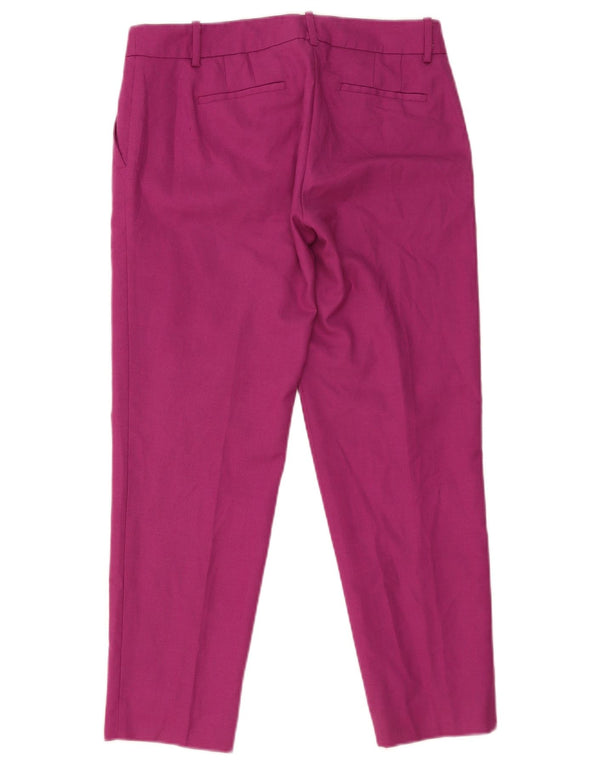Pantaloni chino slim Skimmer da donna J. Crew US 4 Small W31 L26 Lana rosa