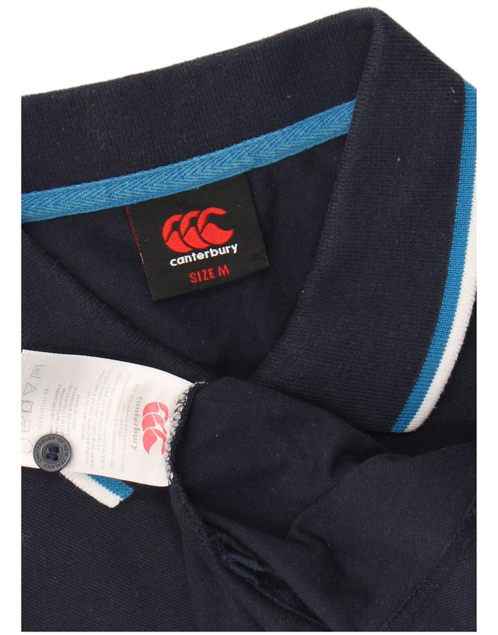 Polo da uomo CANTERBURY poliestere medio blu navy