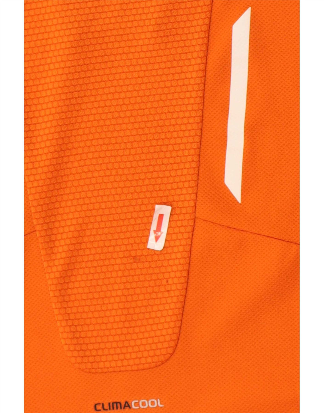 T-shirt Adidas Clima 365 da uomo, grande, in poliestere color block arancione