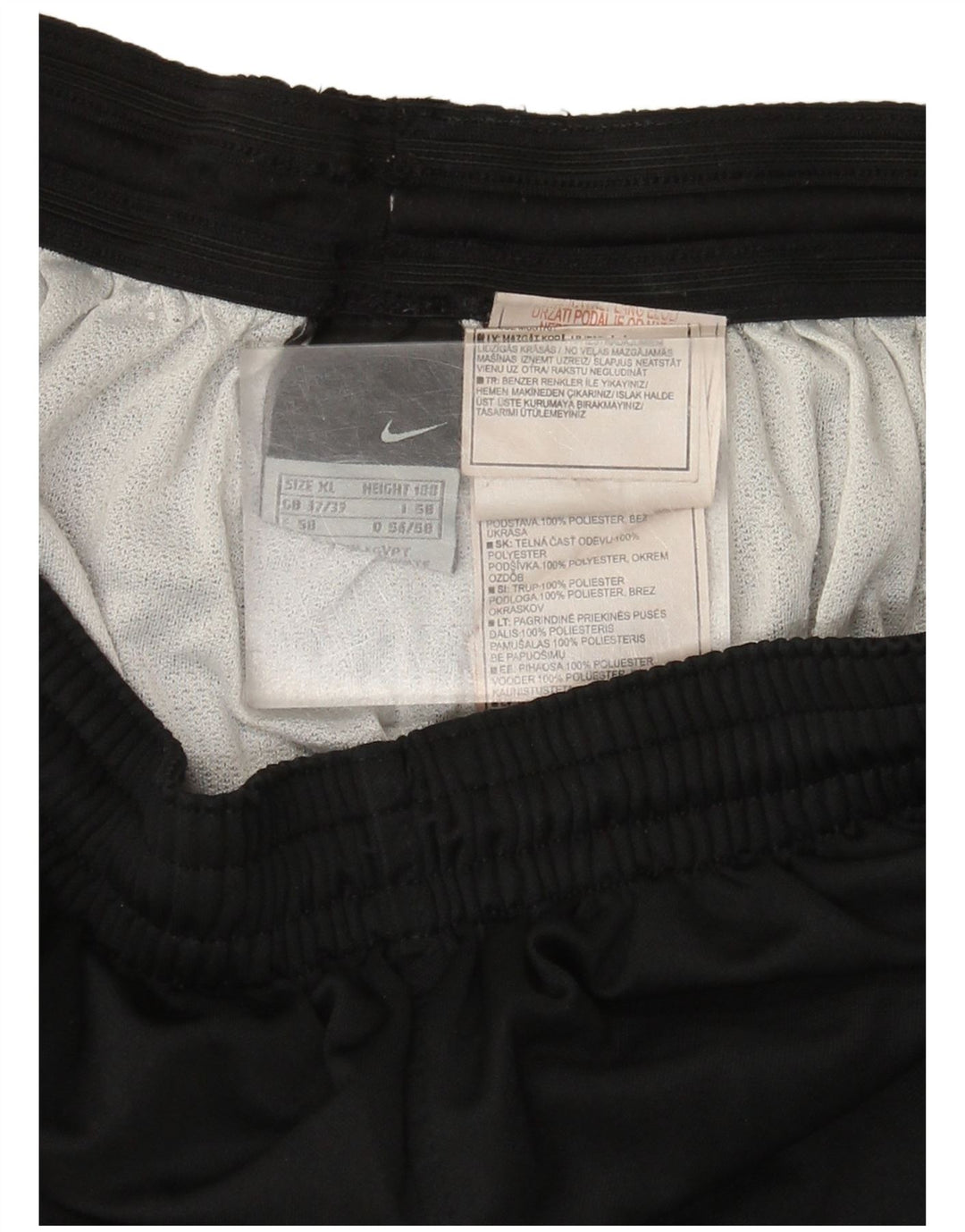 Pantaloncini sportivi Nike da uomo XL in poliestere nero