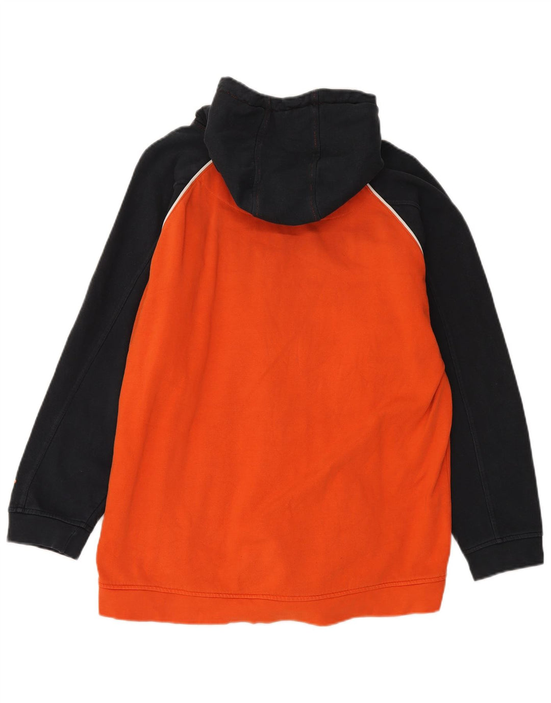 Maglione con cappuccio e zip da uomo Starter grande arancione