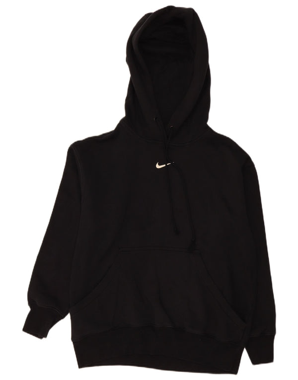 Felpa con cappuccio da uomo Nike Small in cotone nero