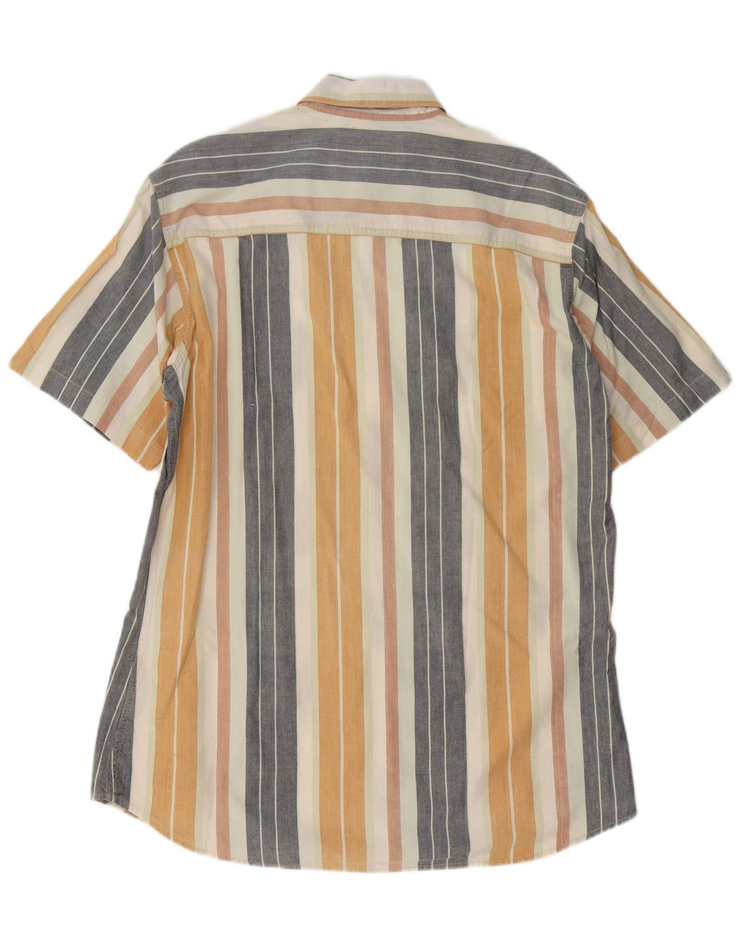 MARLBORO CLASSICS Camicia a maniche corte da uomo XL in cotone a righe multicolore