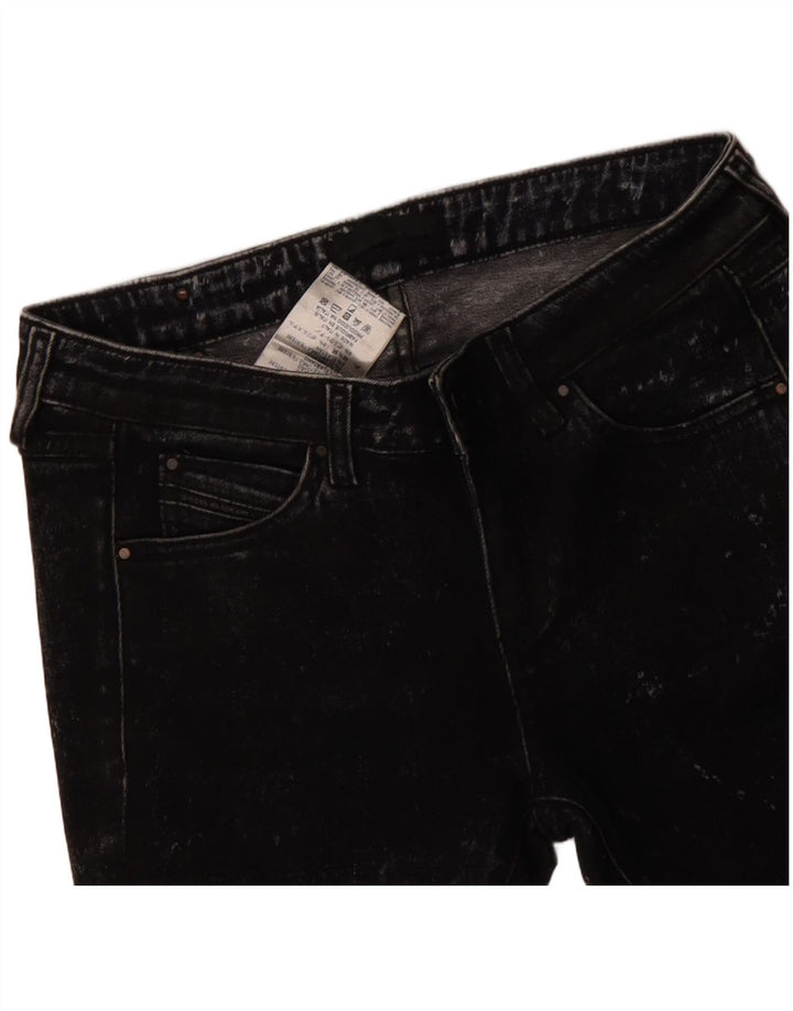 Jeans skinny da donna DIESEL W28 L33 cotone nero