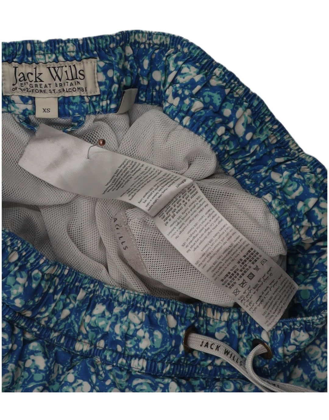 Pantaloncini da bagno da uomo Jack Wills XS poliestere floreale blu