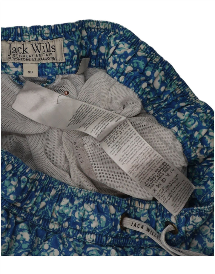 Pantaloncini da bagno da uomo Jack Wills XS poliestere floreale blu