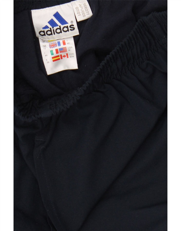 Pantaloni da tuta da donna ADIDAS UK 12 poliestere medio blu navy
