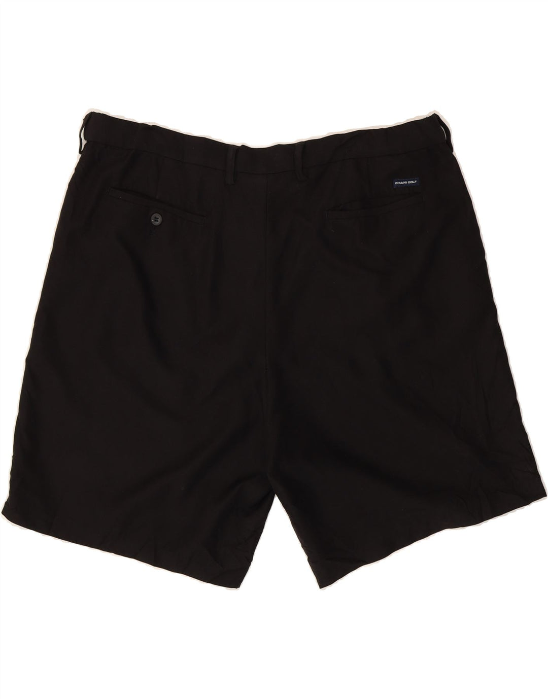 CHAPS Mens Chino Shorts W42 2XL Black Polyester Vintage Chaps and Second-Hand Chaps from Messina Hembry 
