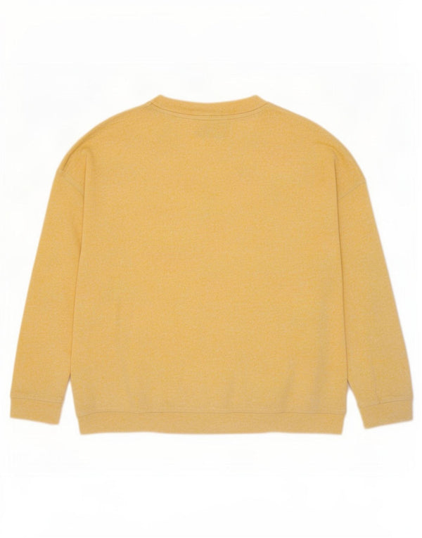Felpa da donna con maniche a 3/4 Marks & Spencer UK 16 grande gialla